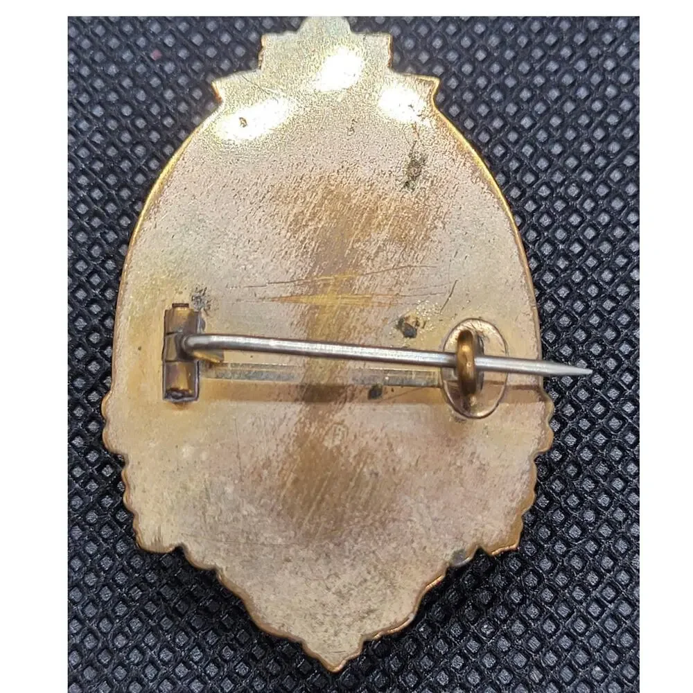 Elegant‎ Antique Victorian Brooch Rolled Gold Germany Biedermeier Treasure